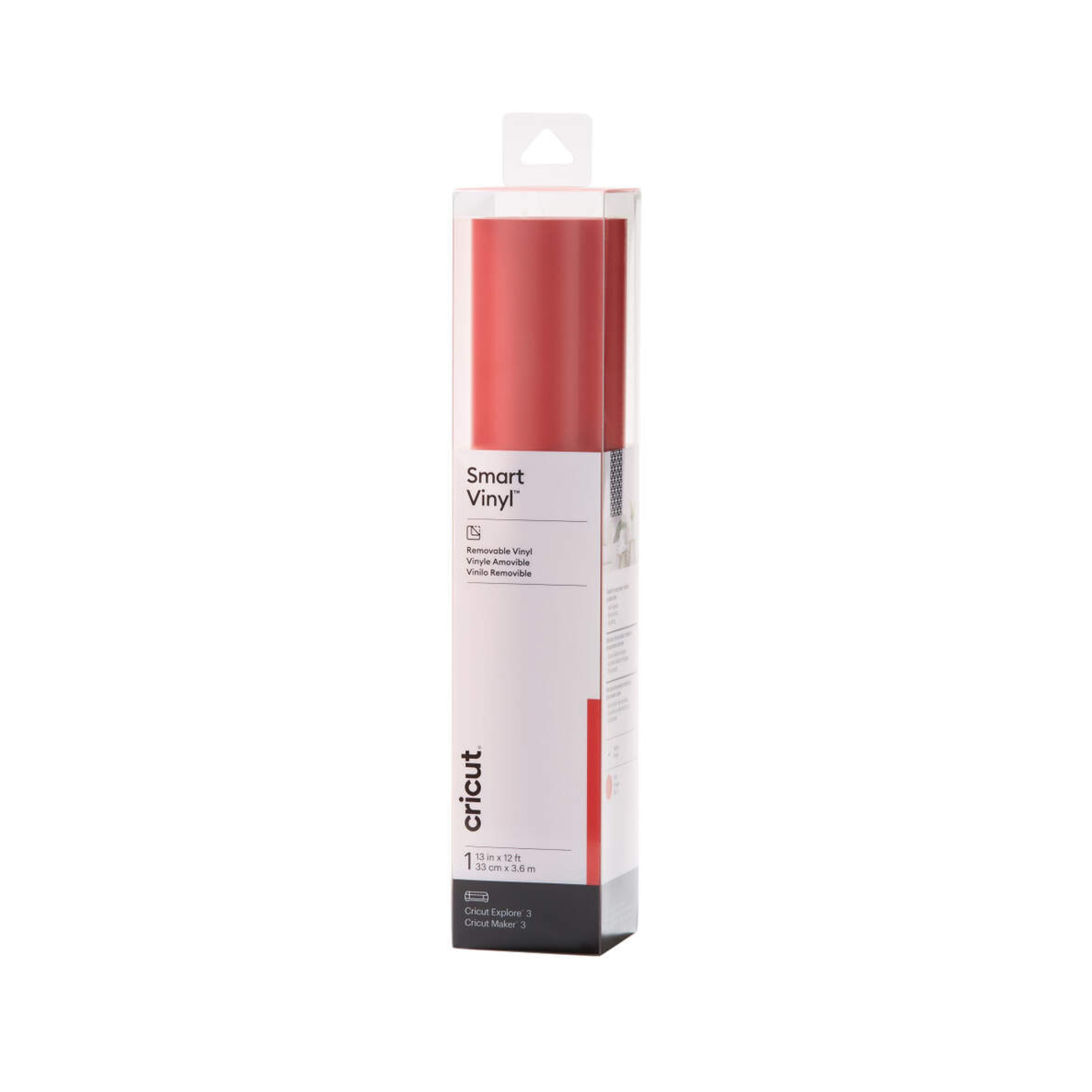 Cricut Smart Vinyl Removable 33X366 cm 1 Sheet (Red)